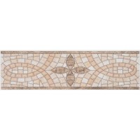Бордюр Kerama Marazzi «Травертин» 20х5.7 см цвет бежевый