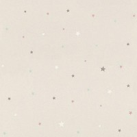 Обои бумажные Rasch Bambino XVIII бежевые 0.53 м 245257