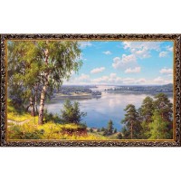 Картина на холсте Русская коллекция Просторы, 68х108 см