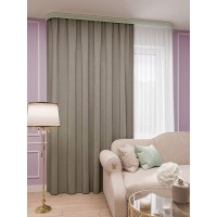 Штора Legrand Канвас 150х260 см, цвет трюфельный