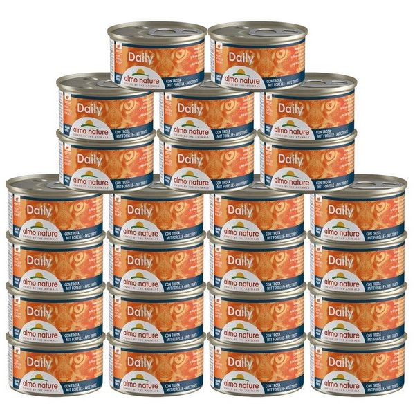 Консервы для кошек ALMO NATURE Dailymenu Меню с Форелью 85 г, 1 шт.