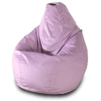 Кресло-груша Пазитифчик Сиреневый 04, 145х100 см