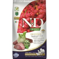 Сухой корм для собак для поддержки пищеварения FARMINA N&D Quinoa Adult Digestion беззерновой Ягненок Киноа 2.5 кг
