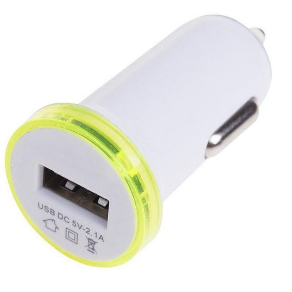 Автомобильное зарядное устройство Rexant USB, 5 V, 2100 mA, белое