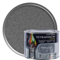 Грунт эмаль по ржавчине 3 в 1 молотковая Dali Special цвет серый 0.4 кг