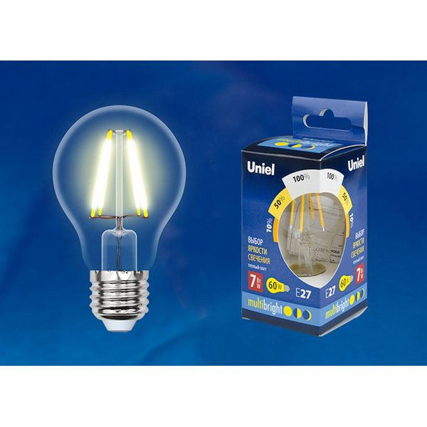 Светодиодная лампочка Uniel LED-A60-7W Multibright UL-00002366