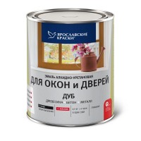 Эмаль для окон и дверей цвет дуб 0.9 кг