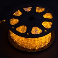 Электрогирлянда наружная «Дюралайт» 50 м 24 LED/м жёлтый