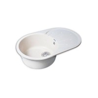 Кухонная мойка GranFest R-750 L RONDOR-750 L бел