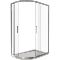 Душевая ширма Latte R-120-C-WE 1/4 круга, 120x80 см