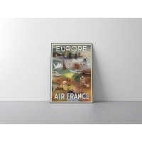 Плакат "34;Просто Постер "34; Europe - Air France 50x70 в раме 212962971677