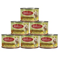 Консервы Berkley Adult Dog Menu для собак оленина с лапшой №12 200г (6 шт.)