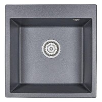 Кухонная мойка GRANULA кварцевая GR-5102 505*510 мм шварц