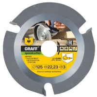 Пильный диск GRAFF 125 мм Z=3 speedcutter125