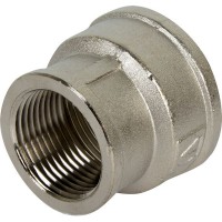 Муфта переходная Valtec, внутренняя-внутренняя резьба, 1 1/4 "34;х1 "34;, никелированная латунь VTr.240.N.0706