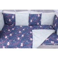 Комплект постельного белья AmaroBaby Baby Boom Лисички в кроватку, бязь 3 предмета