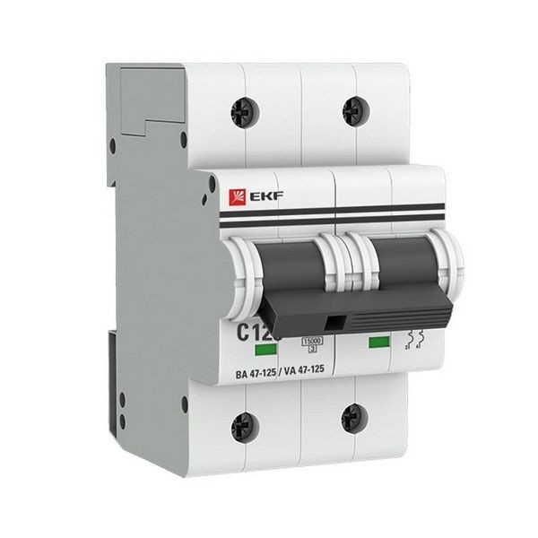 Выключатель автоматический EKF PROxima mcb47125-2-125C 2Р 230В 125А
