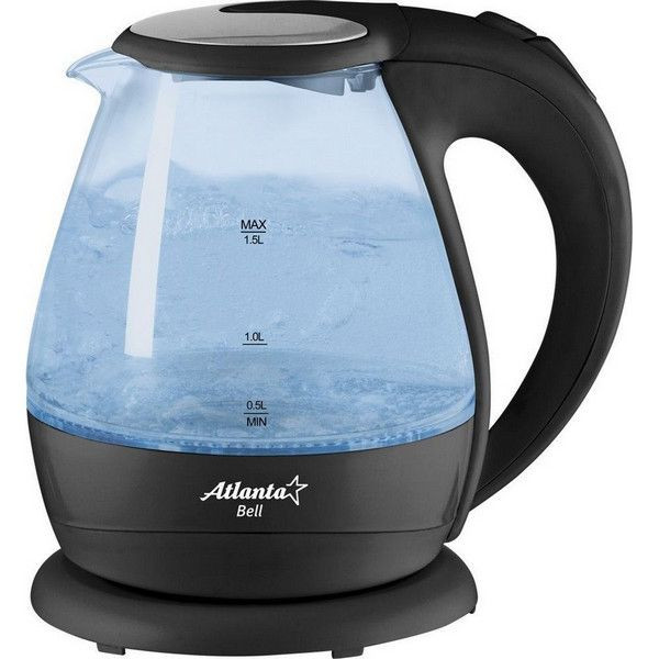 Электрический чайник ATLANTA ATH-2460 (black), 1.5 л