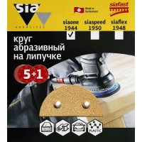 Круг абразивный для шлифмашин sia Abrasives so6-150-6-060