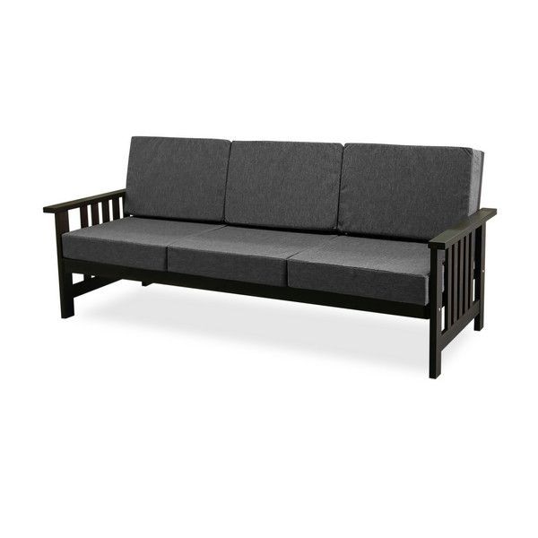 Диван садовый Барон 80x80x195 см 3-х местный (до 250 кг) дерево коричневый