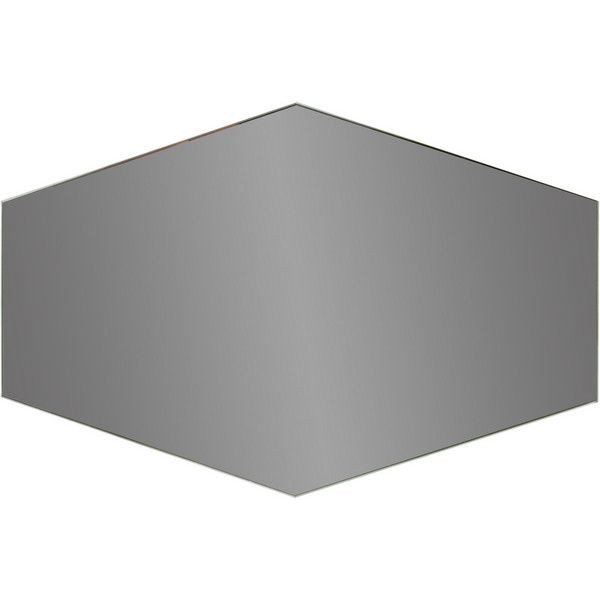 Плитка зеркальная Mirox 3G шестигранная 30x20 см цвет графит