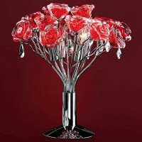 Лампа настольная Eletto Rosa EL325T04.2 цвет красный