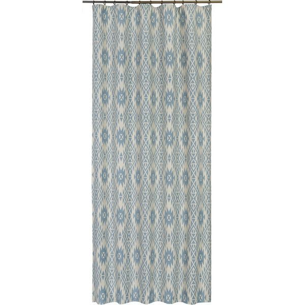Штора на ленте Cher, 140x260 см, цвет светло-голубой