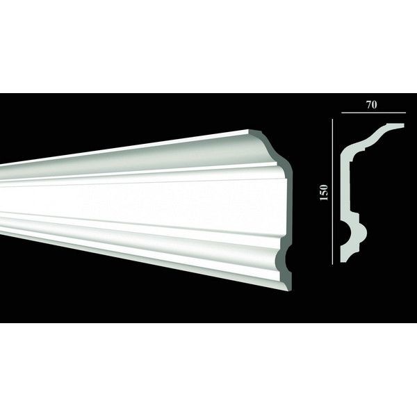 Молдинг потолочный DECOR-DIZAYN DD505 70х2000 мм