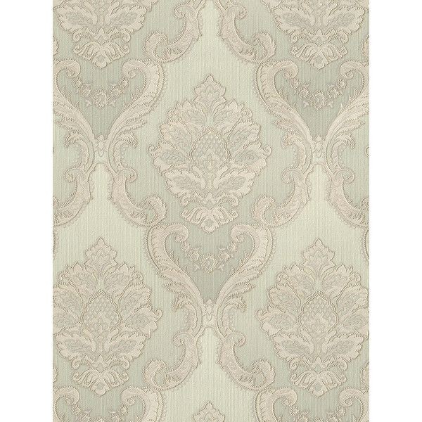 Обои флизелиновые ORNAMY Richelieu зеленые 8013-04 1.06 м