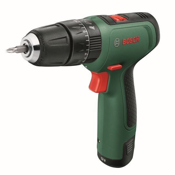 Дрель-шуруповерт аккумуляторная Bosch EasyImpact 1200, 12 В Li-ion 1.5 Ач