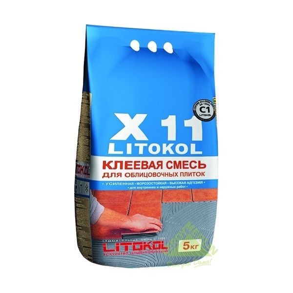 Клей для плитки Litokol Х11, 5 кг