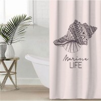 Шторка для ванной Этель Marine life 5494679, 145х180 см