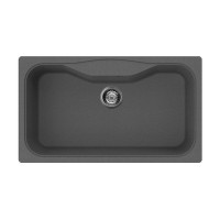 Кухонная мойка OMOIKIRI Maru 86-PL 86х50см искусственный гранит/платина