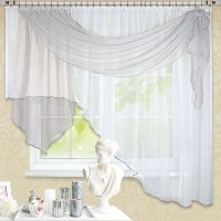 Штора для кухни Nivasan Муза MZ-15, 180х390 см