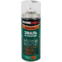 Эмаль по ржавчине Donewell цвет серебристый 0.52 л