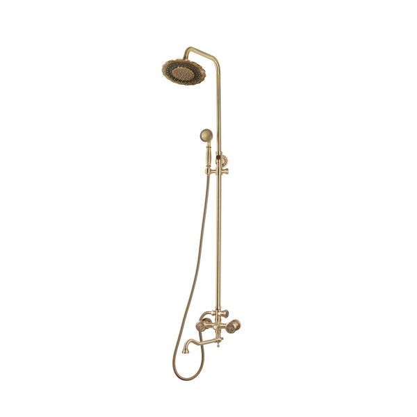 Душевая стойка Bronze De Luxe Royal 10121DDF