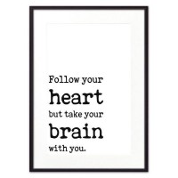 Постер Дом Корлеоне Follow your heart... 07-0544-21х30, 21х30 см