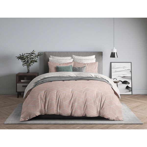 Комплект постельного белья Guten Morgen, Дуэт 850-2 Lounge Pink с нав.70х70 см, бязь D-850-2-143-240-70