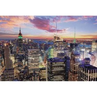 Фотообои DeliceDecor Неоновый город Ф 045 400х270 см