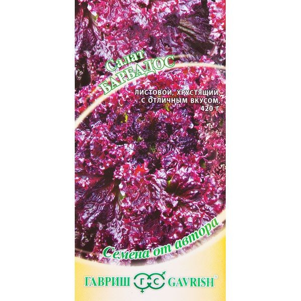 Семена Салат красный «Барбадос»