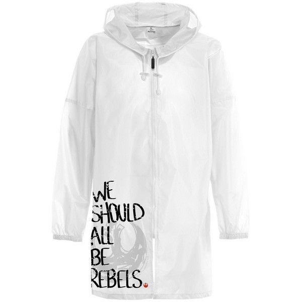 Дождевик Rebels, белый, размер XXL