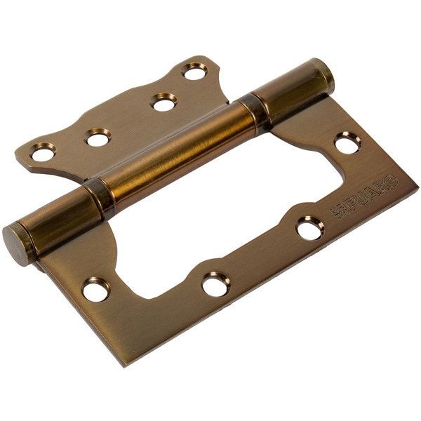 Петля без врезки N100500/2BB-CFB/BL 100х75х2.5 мм сталь цвет глянцевый кофе