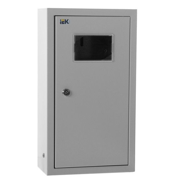 Щит металлический IEK ЩУРн-1/9зо-1 36 УХЛ3 на 9 модулей, IP31