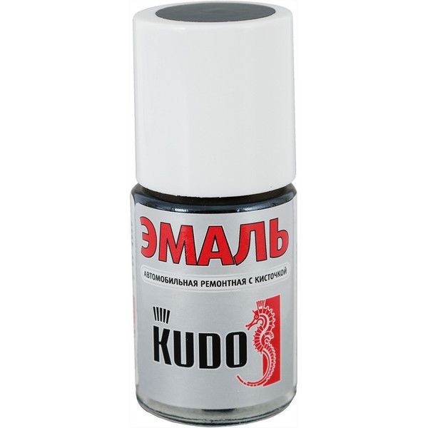 Эмаль автомобильная Kudo с кисточкой, цвет Сочи, 15 мл