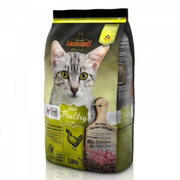 Сухой корм для кошек Leonardo 1,8 кг 1 шт