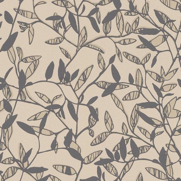 Обои флизелиновые Rasch Gentle Elegance 2016 бежевые 0.53 м 725742