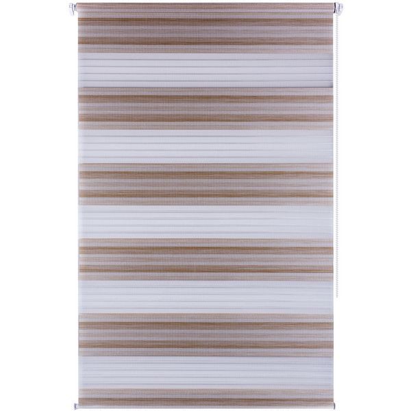 Штора рулонная день-ночь Miamoza 60x160 см, цвет молочный