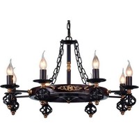 Люстра Arte Lamp Cartwheel A4550LM-8CK E14 8 ламп
