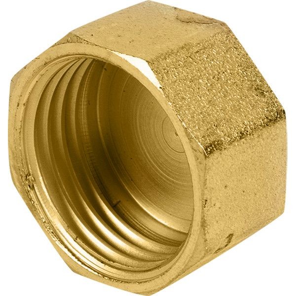 Заглушка 1/2 "34; внутренняя резьба, латунь