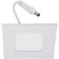 Светильник встраиваемый светодиодный квадратный DLUS LED5W, 5 Вт, цвет хром